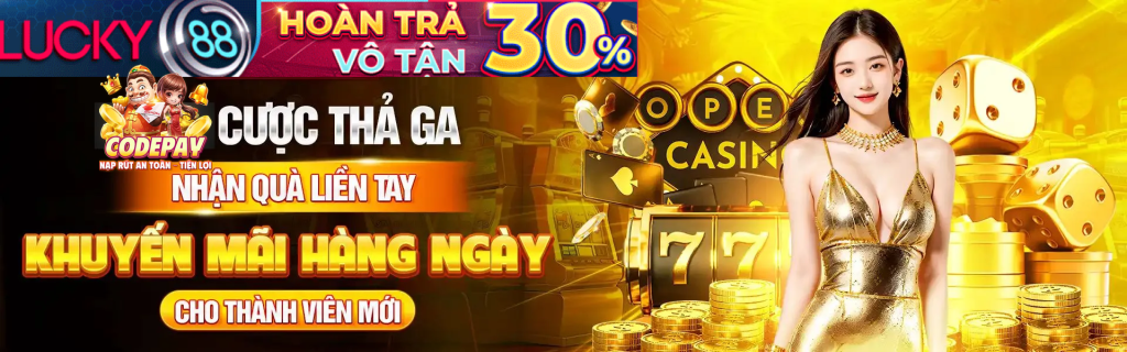 Banner Lucky88 tại 88vv